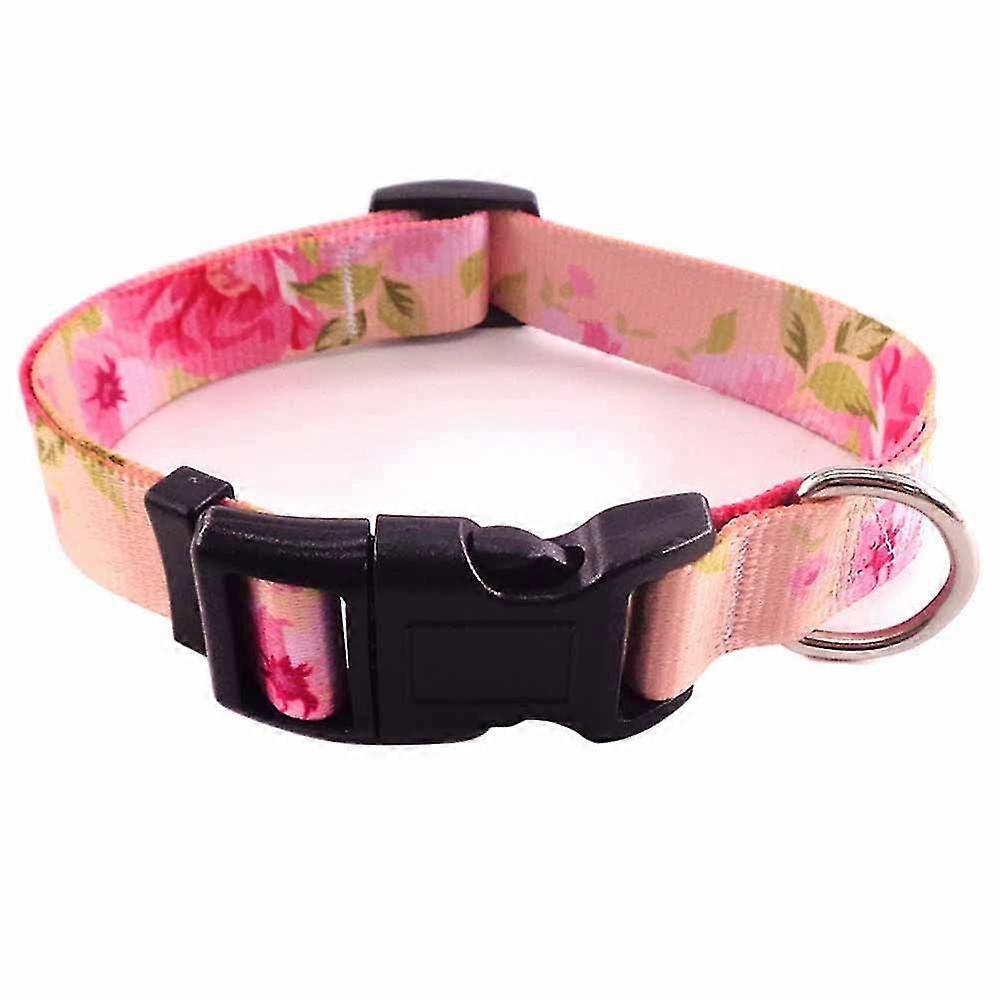 Small And Medium Printed Dog Collar