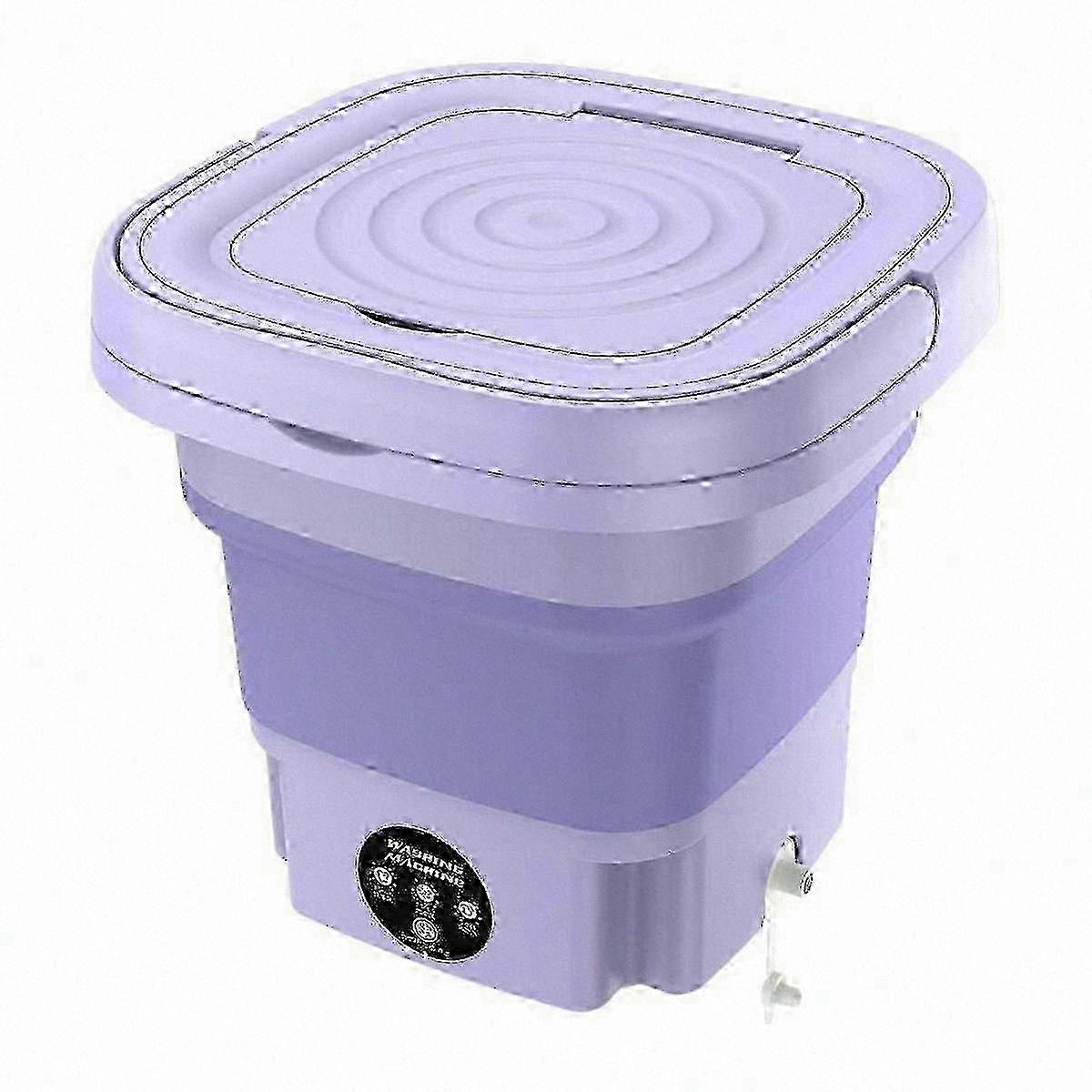 Compact 8L Portable Washer with Spin Dryer Function for Small Spaces