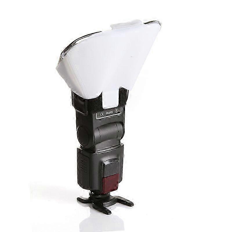 Universal Speedlight Flash Light Bounce Diffuser with 3 Colors Reflector Cards