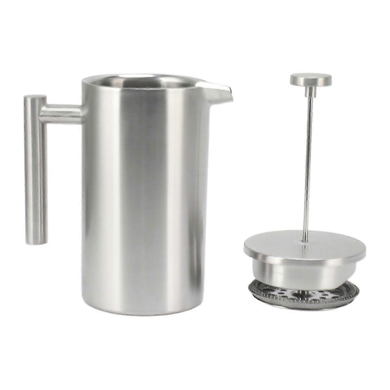 French Press Coffee Maker Dishwasher Safe Double Wall Insulation