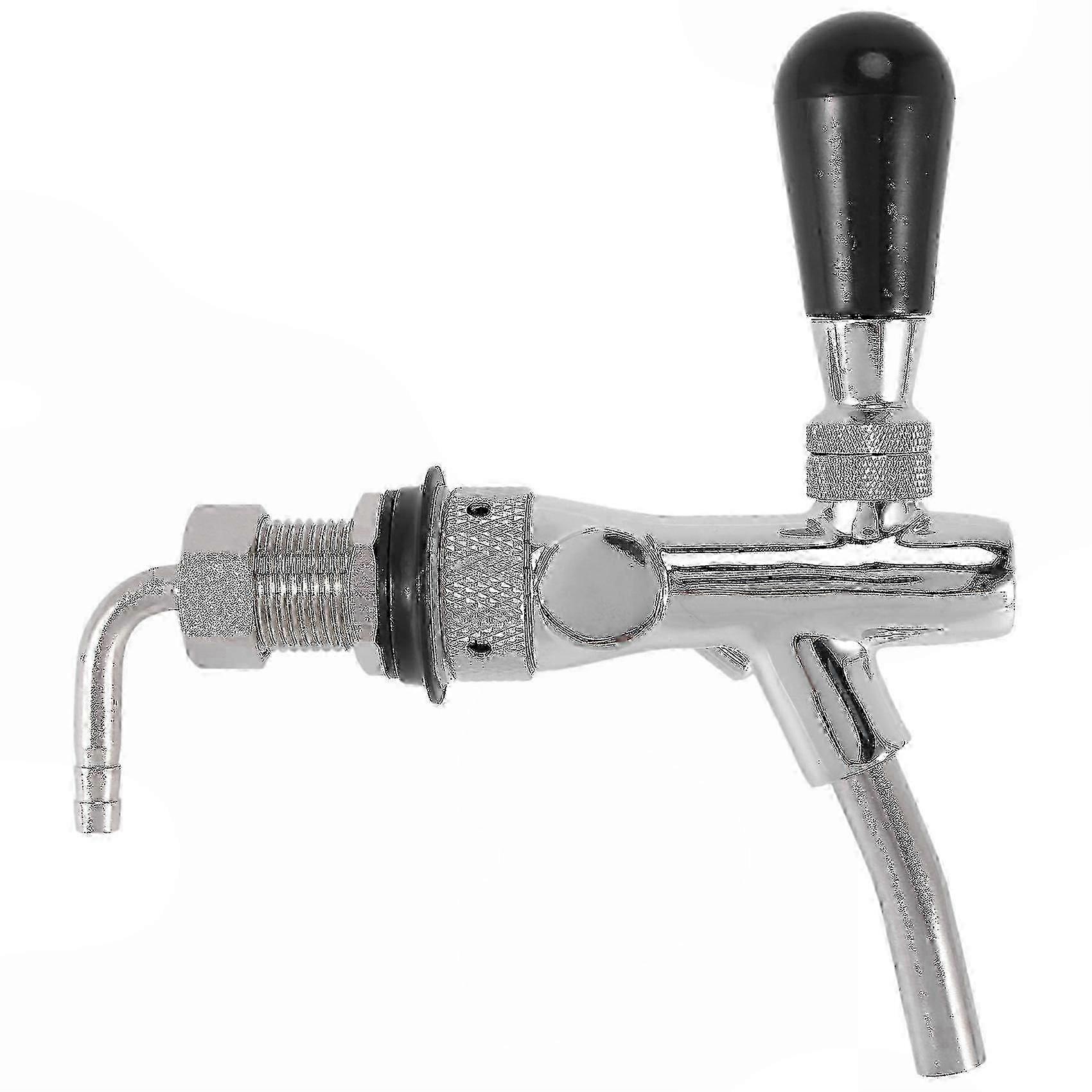 Homebrew Dispenser Adjustable Beer Faucet with Flow Controller