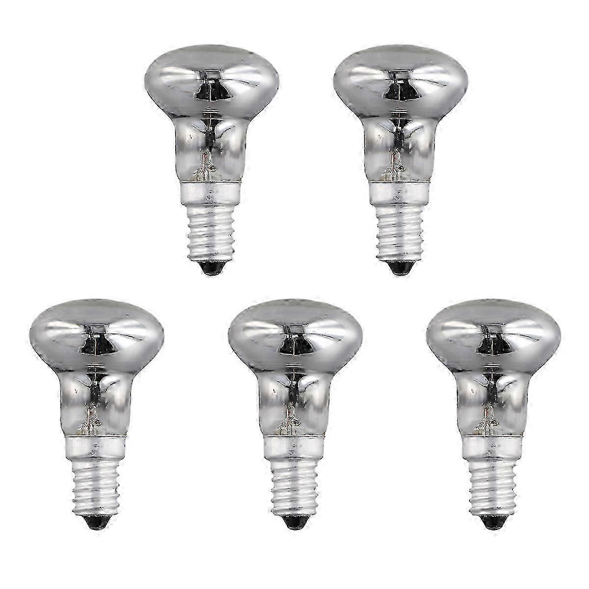 30W E14 R39 Bulbs 5Pcs compatible with Lava Lamp Spotlight Replacement