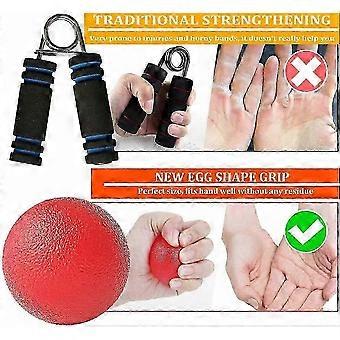 Bolas de silicone para fortalecimento das mãos, ideais para exercícios e alívio do estresse com treinamento de resistência. Portáteis e duráveis para uso diário.