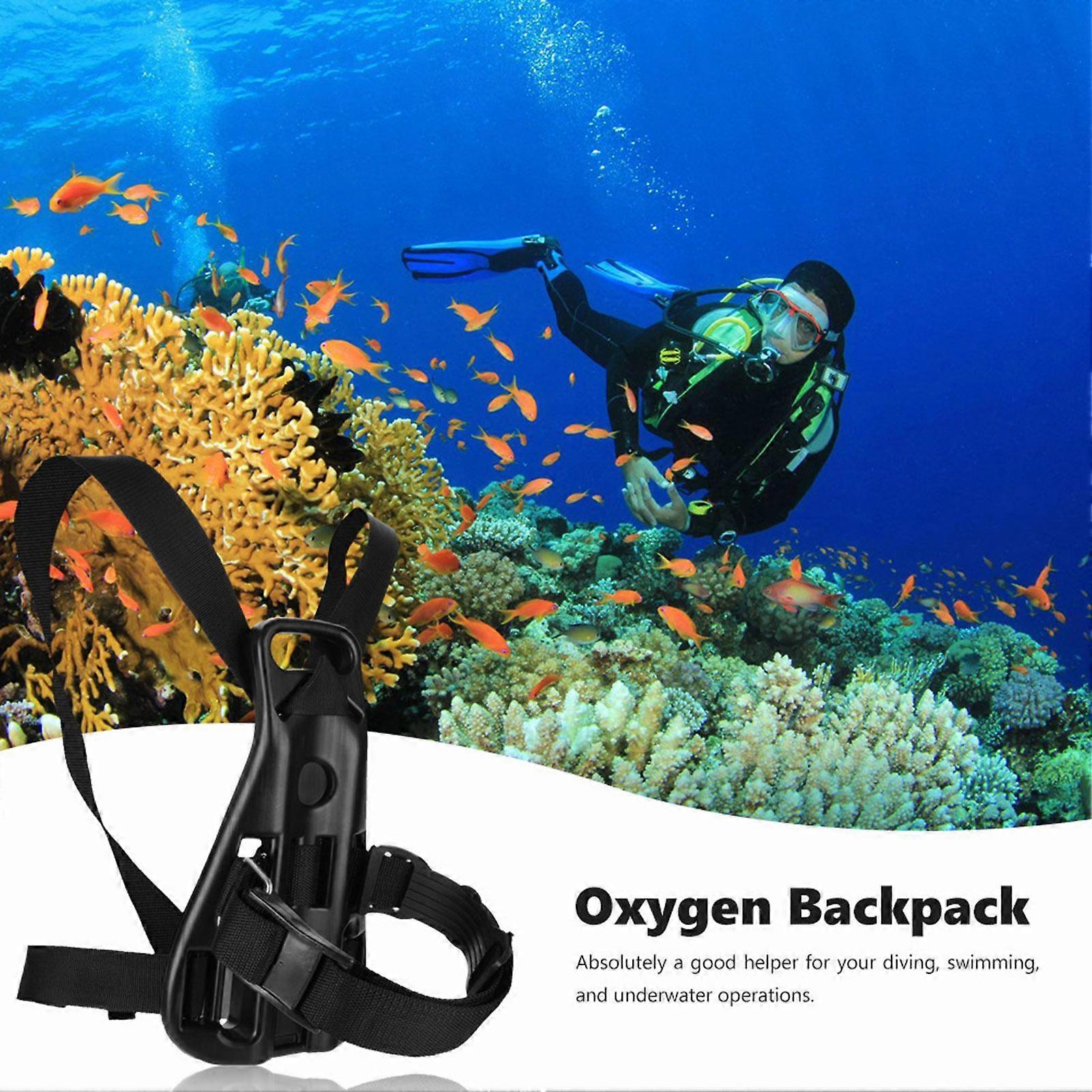 Keep Diving Diving Single Oxygen Bottle Support Holder Bracket Backpack for Snorkeling