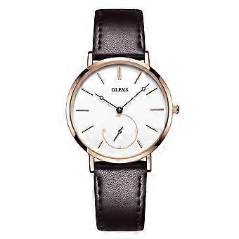 OLEVS 5190 Good Quality Stainless Steel Case Back Analog Wristwatches for Women Minimalist Wrist  Relogio Feminino Watch