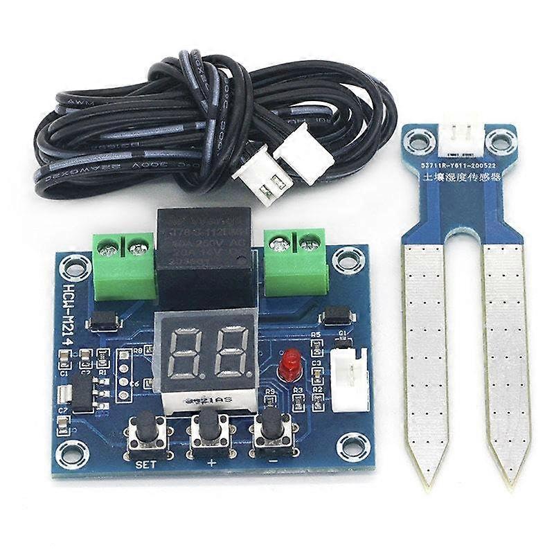 Soil Moisture Sensor Controller XHM214 Automatic Irrigation Controller 2099% RH Red Display