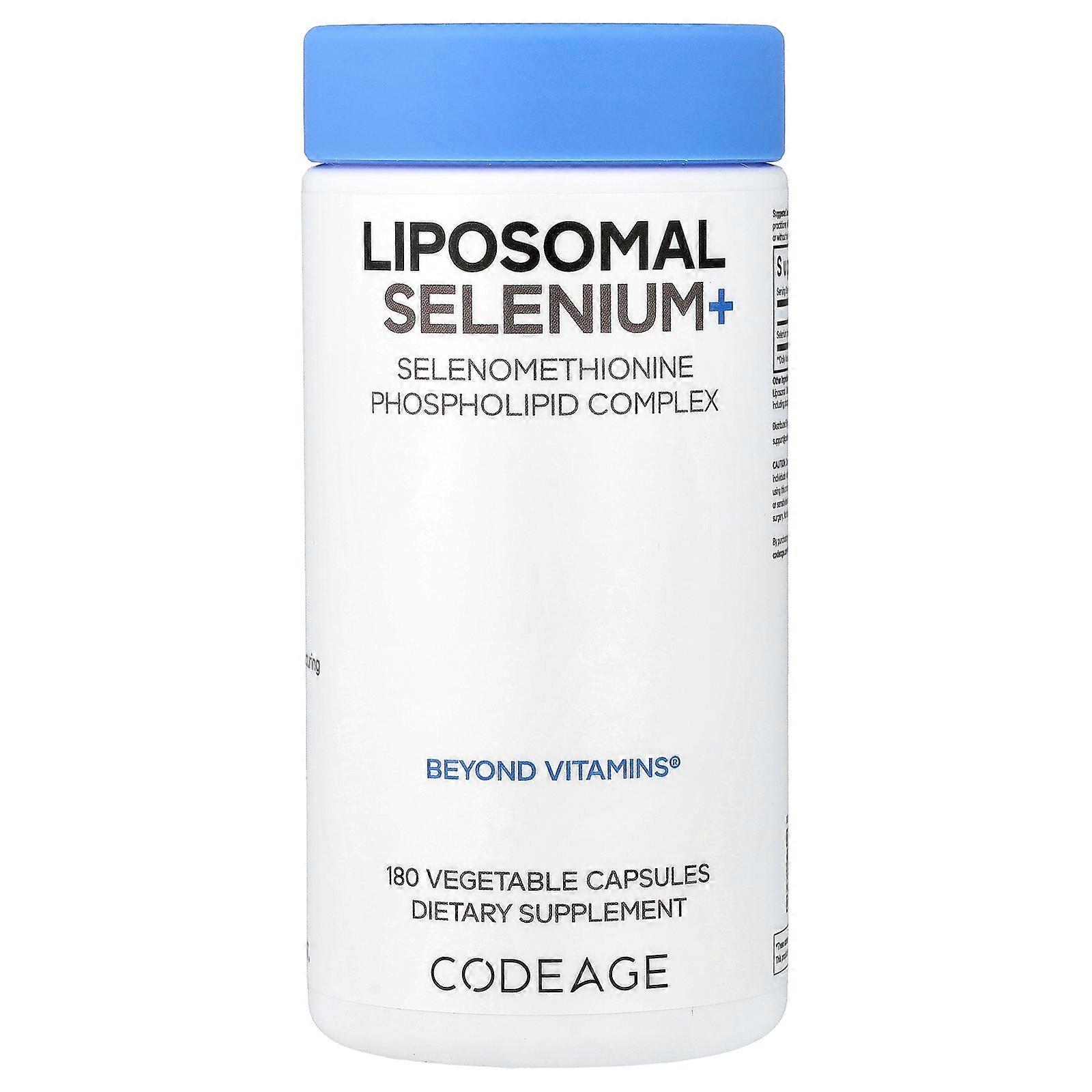 Codeage, Liposomal Selenium+, 180 Capsules