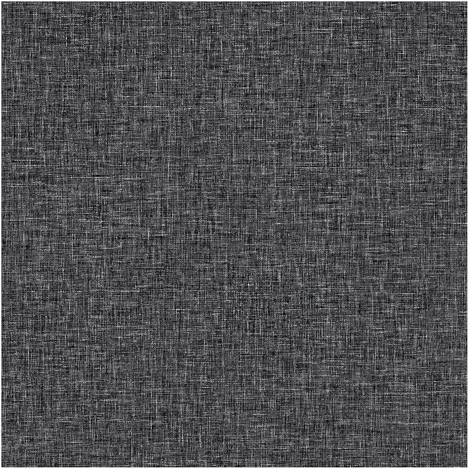 Charcoal Linen Effect Wallpaper
