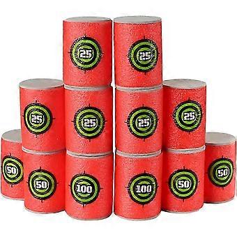 12pcs EVA Bullet Target Soft Bullet Target Toy Target Shock Wave Bullet TargetCC