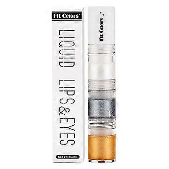 Long Lasting Liquid Glitter Eyeshadow 6ml White Eye Base Shimmer 3D Eye Makeup Waterproof Smooth Finish