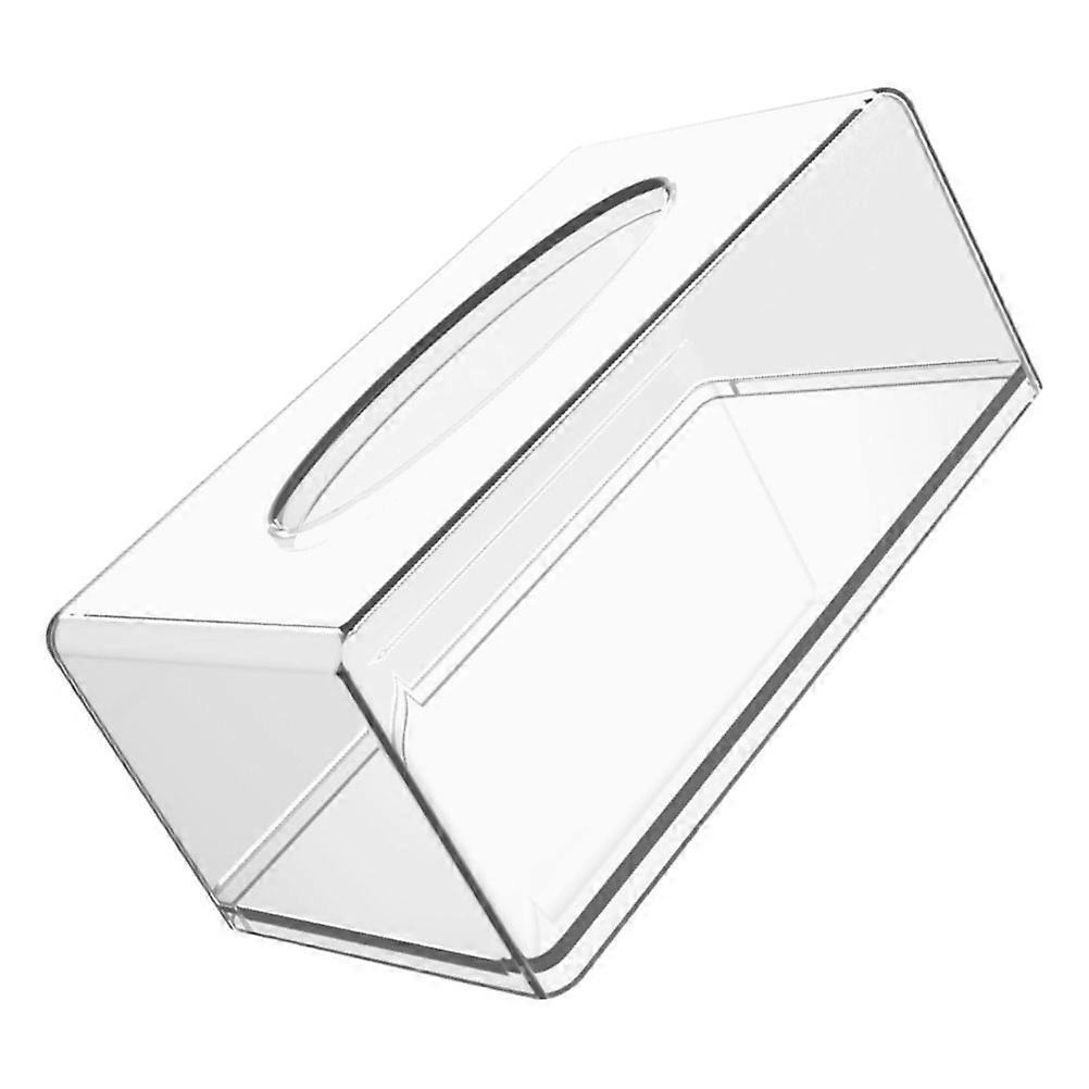 Rectangular Clear Acrylic Tissue Holder