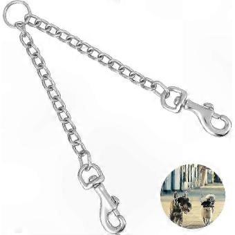 Swivel Snap Double Dog Lead Coupler Steel