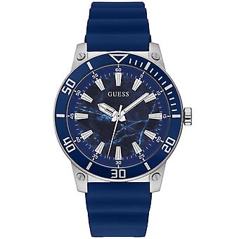 Guess watches quartz watch for Man Analog Quartz with Silicone bracelet GW0420G1