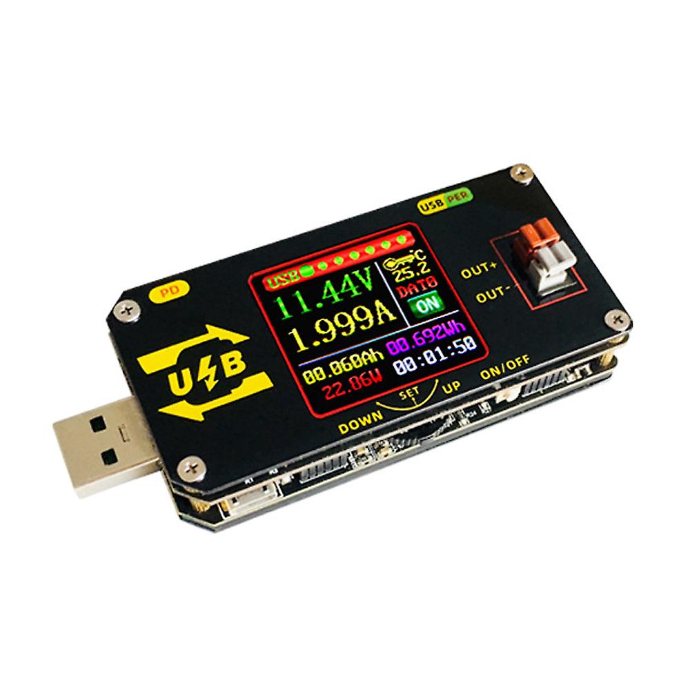 Usb Color Screen Charging Tester High Accurancy Numerical Control Voltage Buck-and-boost Powersupply Voltmeter And Ammeter