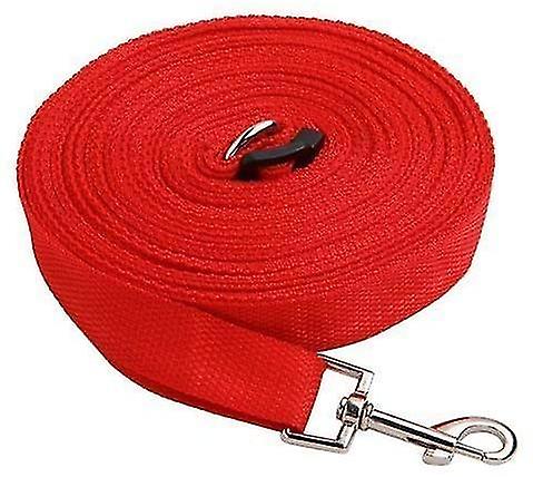 Extra Long Line Training Dog Leash For Large,30m/100ft Red Medium And Small Dogs