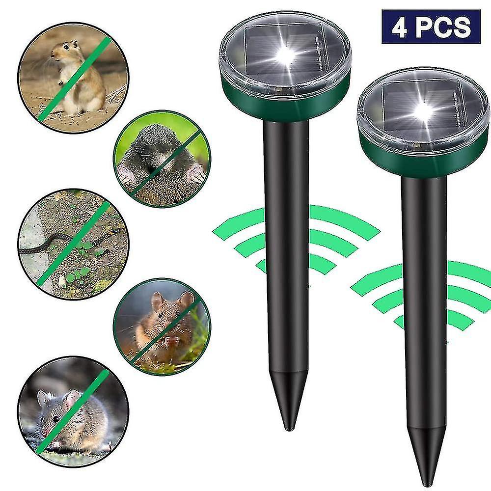 Solar Ultrasonic Snake Mouse Repellers Pest Rodent Repeller