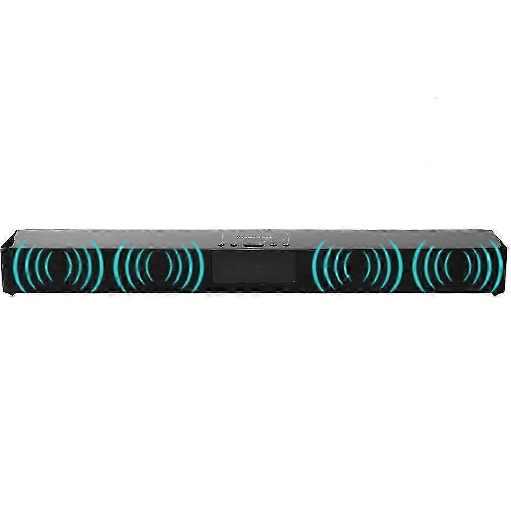 Stylish And Compact Portable Wireless Soundbar Multi-function Family Stereo Surround Bt Speaker