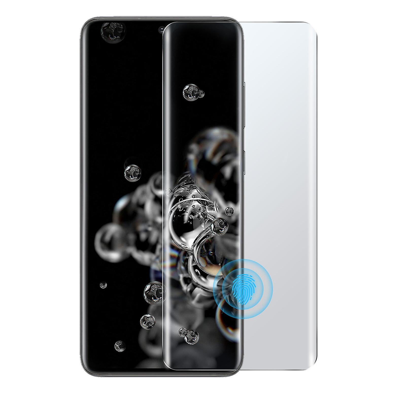 Screen protector Galaxy S20 Ultra Tempered Glass 9H with Led adhesif clear