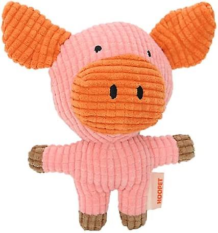 Cute Stuffed Squeak Dog Toys Chewers Toy Elephant Piggy Cows Toy For Small Medium Breed Dog Cat