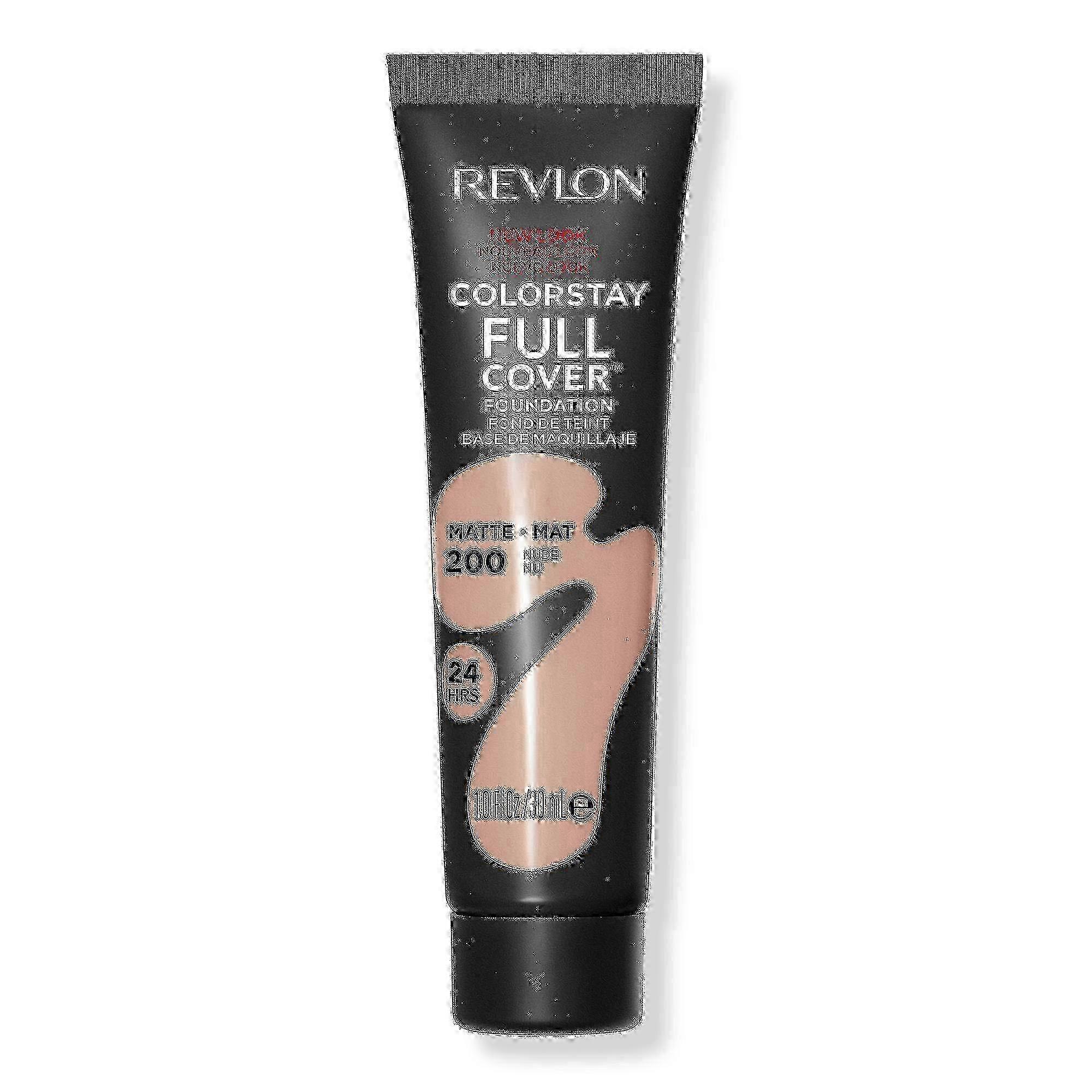 Revlon Colorstay Full Cover Foundation, Nude 200, 1 Oz
