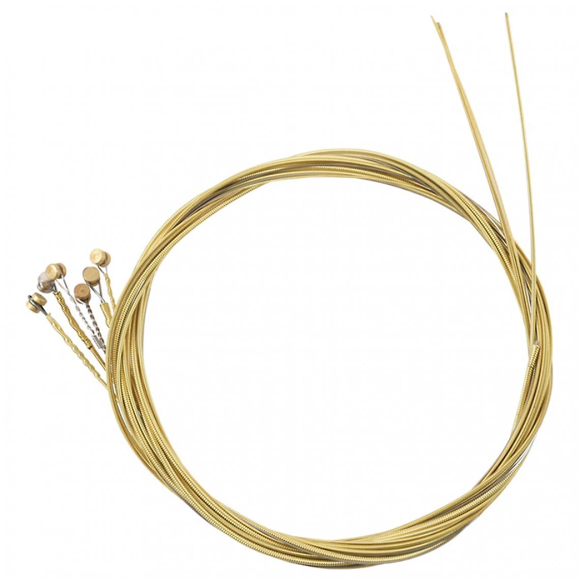 Pack Steel Guitar Replacement Strings Light Tension Yellow Bronze Corrosion Resistant