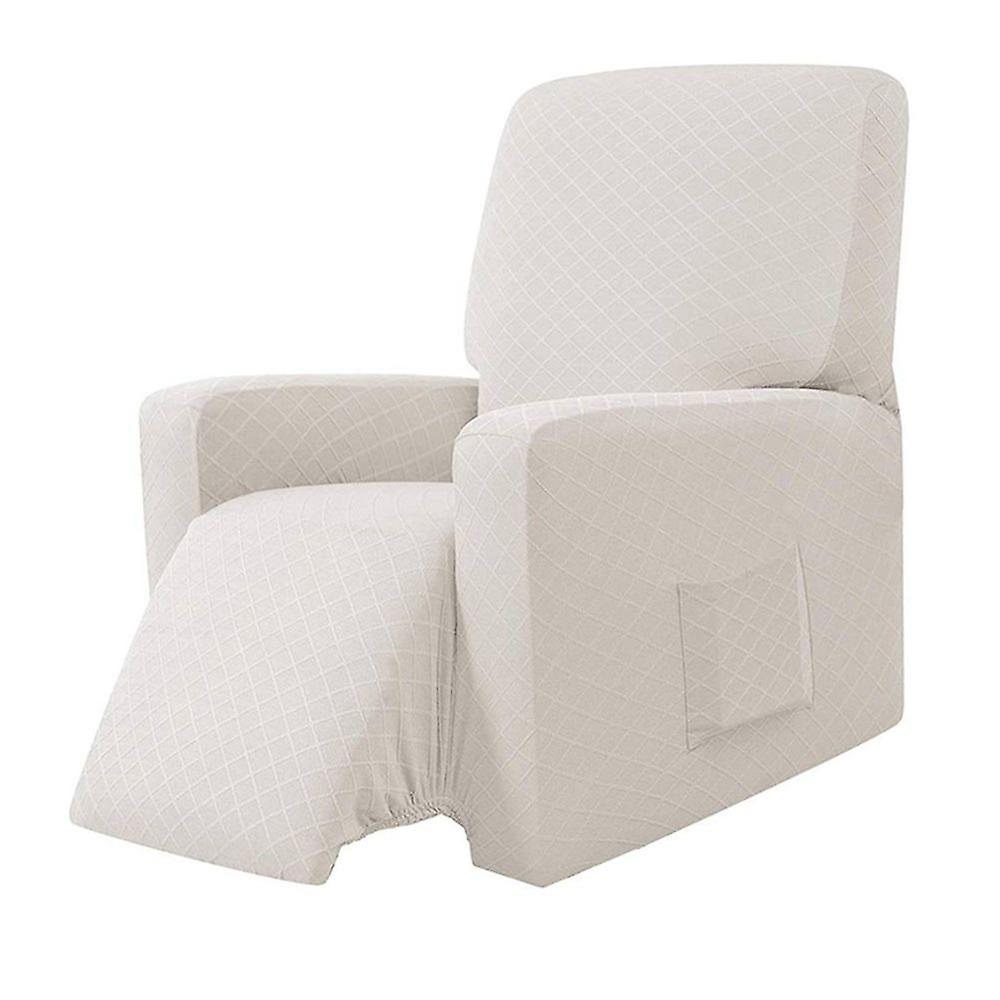 Elastic Recliner Sofa Cover Non-slip Soft Armchair Cover Black