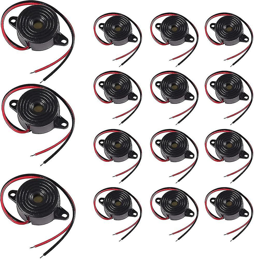 (15pcsdc3v 6v 9v 12v 24v Electronic Buzzer.85db. Buzzer. Active Piezo