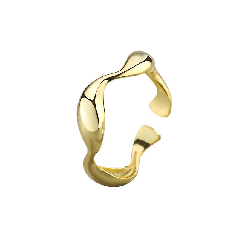 Irregular Wavy Opening Ring