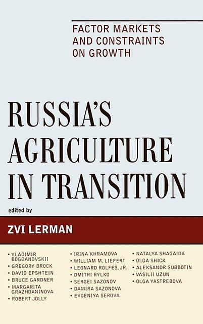 Russias Agriculture In Transition Paperback Book