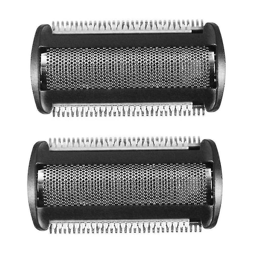 -set Of 2 Shaver Heads For Philips Bodygroom Bg 2024-2040 S11 Yss2 Series - Aespa
