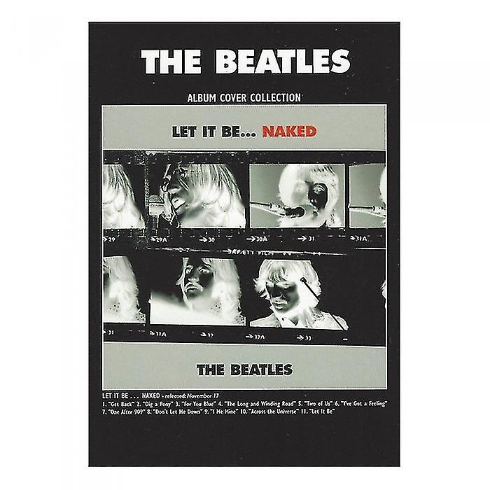 The Beatles Let It Be Postcard