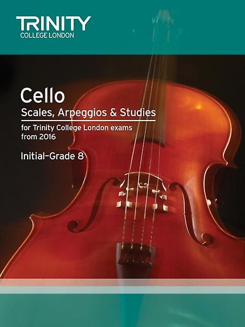 Cello Scales Arpeggios Studies Initialgrade 8 From 2016 Paperback Book