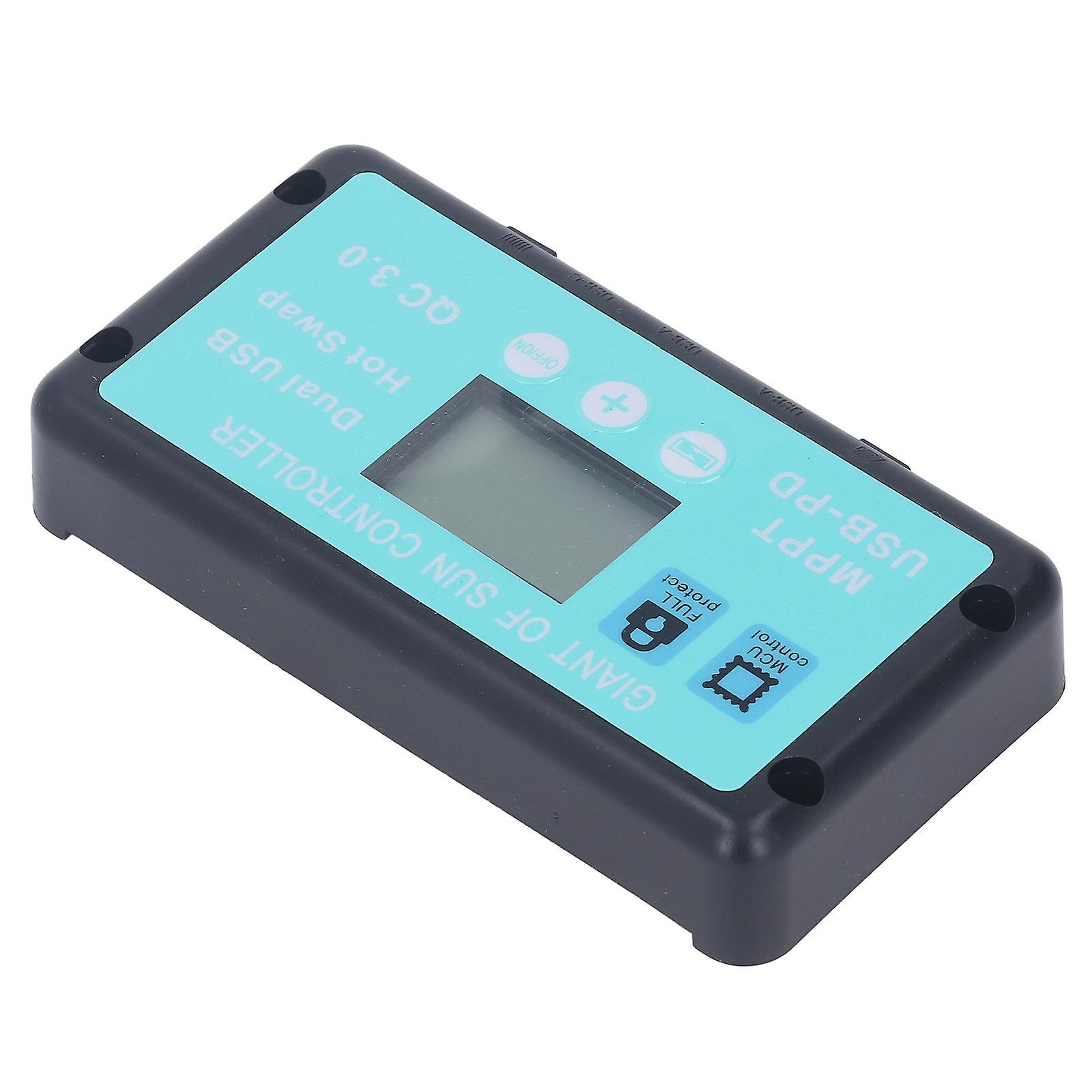 40A MPPT Solarladeregler 12V/24V USB PD QC3.0 LCD