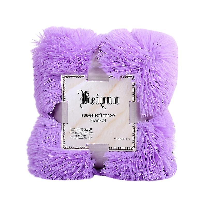 80x120cm Soft Fluffy Shaggy Warm Bed Sofa Bedspread Bedding Sheet Throw Blanket Jikaix