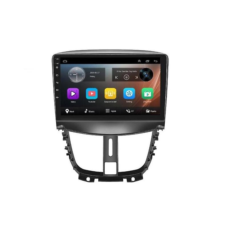 9'' Android 11 Car Radio For Peugeot 207 2009-2013 2Din RDS Stereo Support Carplay Multimedia Video