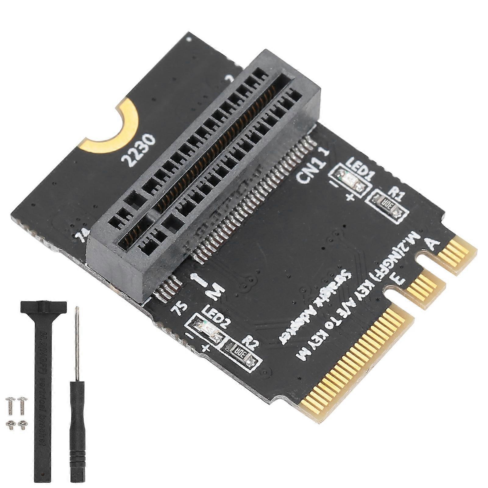 Adapter card NVME SSD to M.2 Key AE Vertical installation network converter for 2280 type