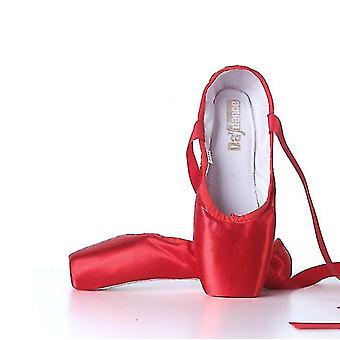 Balettikärki kengät Tytöt Naiset Nauha Ballerina Kengät Toe tyynyt
