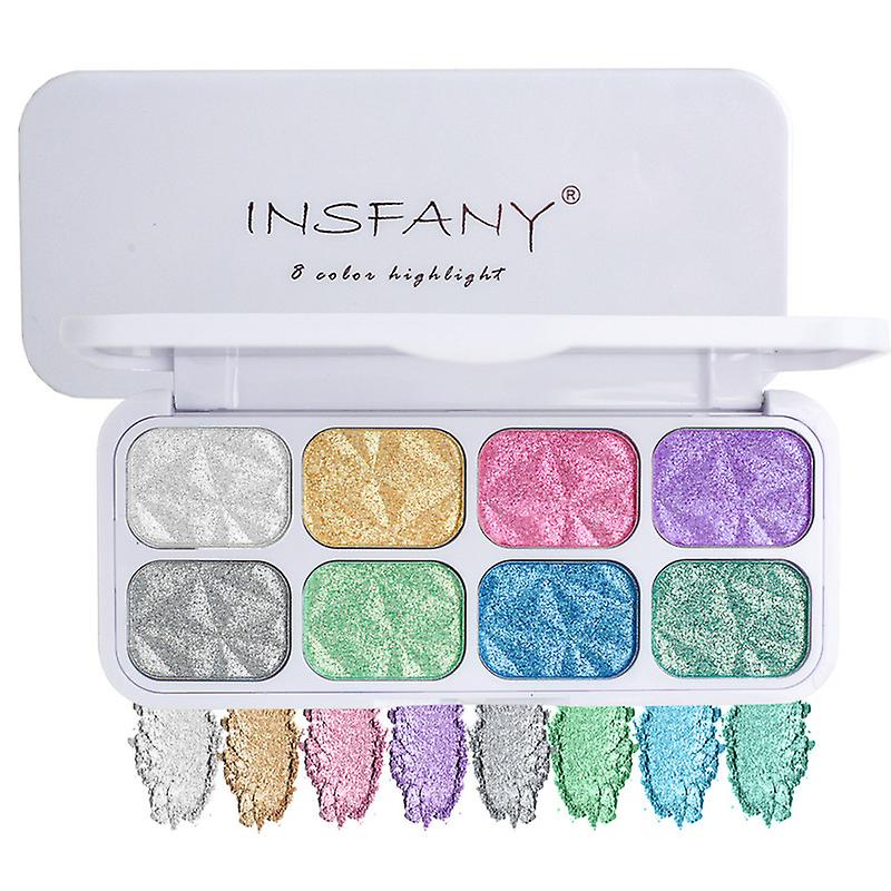 8 Color Eyeshadow Palette Makeup Glitter Eye Shadow