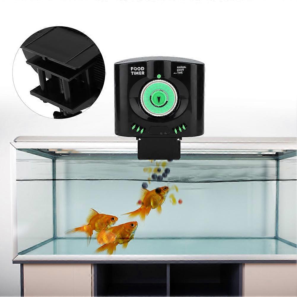 WT-180A Plastic Automatic Fish Feeder Timer for Aquariums 383g