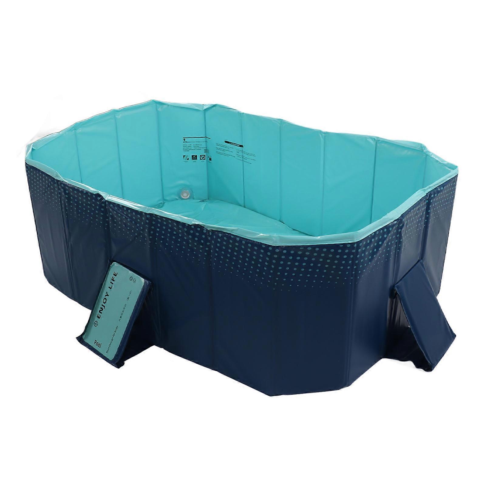 Foldable Oversize Inflatable Bath Pool 1.6m PVC Home Outdoor