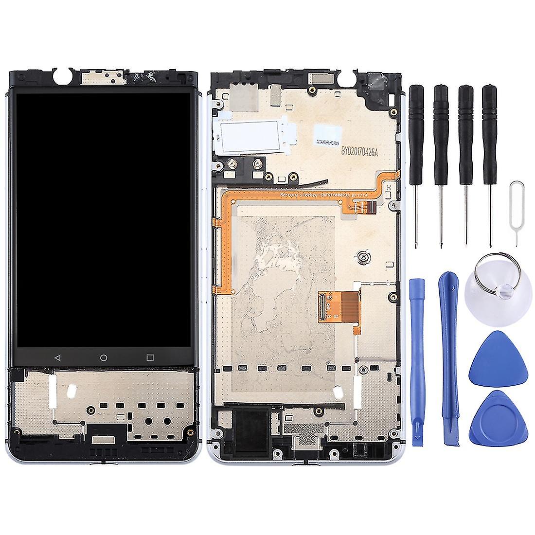 Oem Lcd Screen For Blackberry Keyone Digitizer Full Assembly With Frame(silver) PXCL