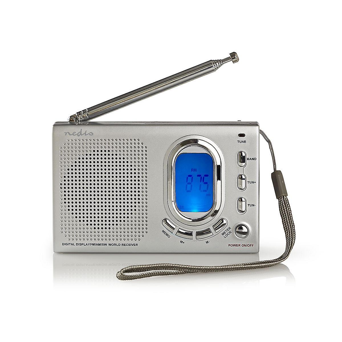 World Radio | Portable Design | AM/FM/SW | Battery Powered / Power Adapter | Digital | 1.5 W | Hear