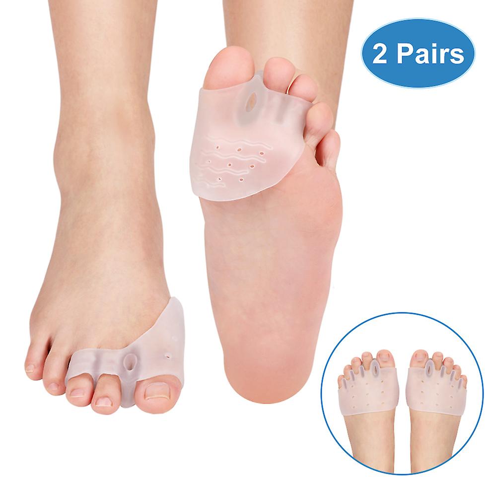 DOACT silicone Three toe separation pad 1 double silicone five toe separation pad 1 pair