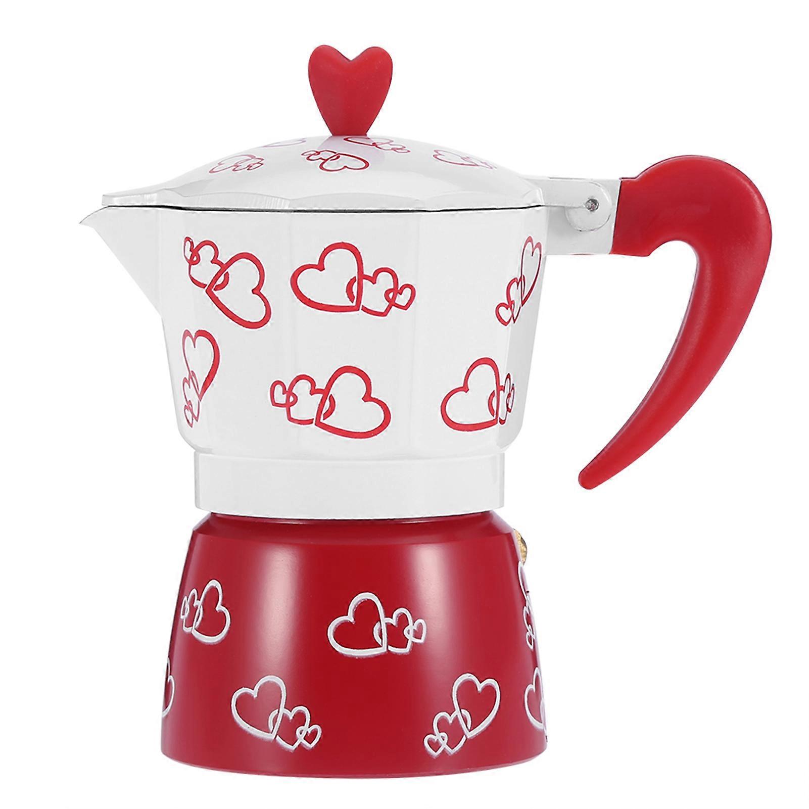 Aluminum Coffee Maker Kettle Pot for Home and Office Use, 1.5L Capacity, Stylish Design, Easy to Clean