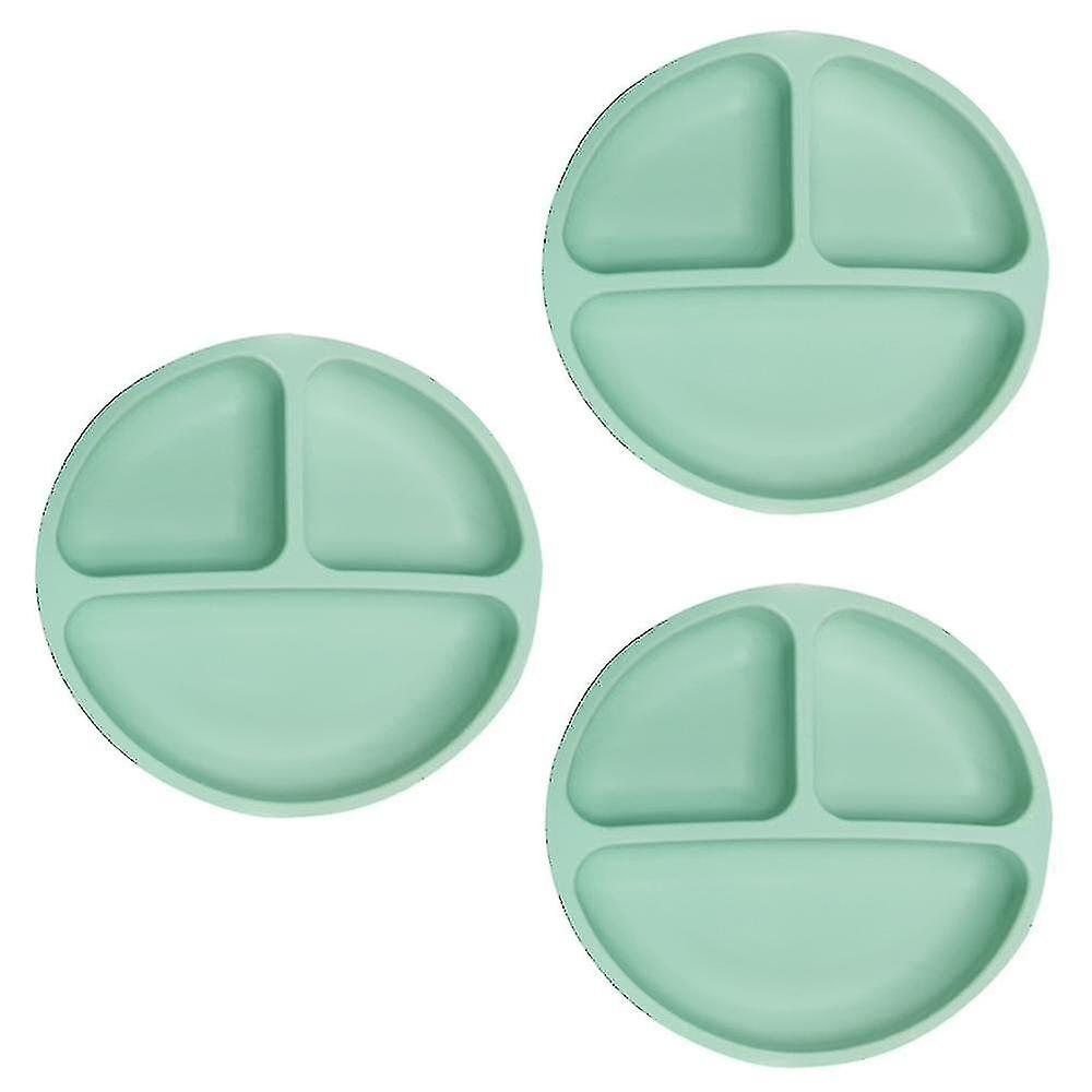 New suction cup for babies, toddlers | Plate stays put with suction function | Split design | 3-pack