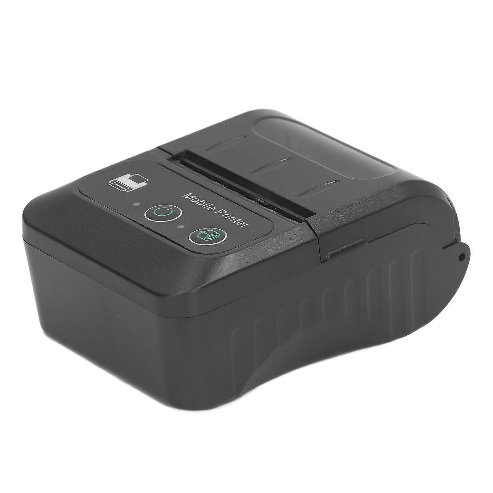 Mobile Thermal Receipt Printer Bluetooth APP Editable 58mm Thermal Printer US Plug 100?240V