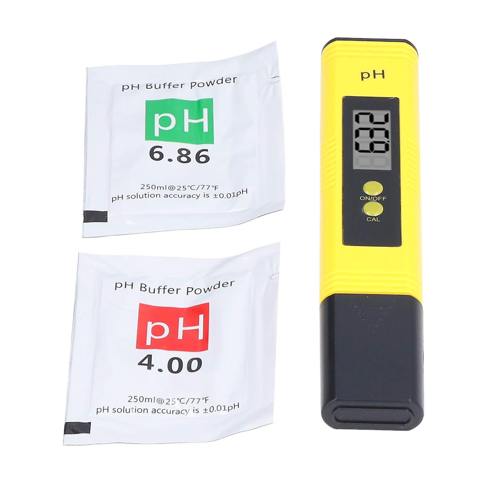 Digital PH Meter 0.01pH Accuracy Portable Mini Water Quality Tester for Fish Tank Aquaculture
