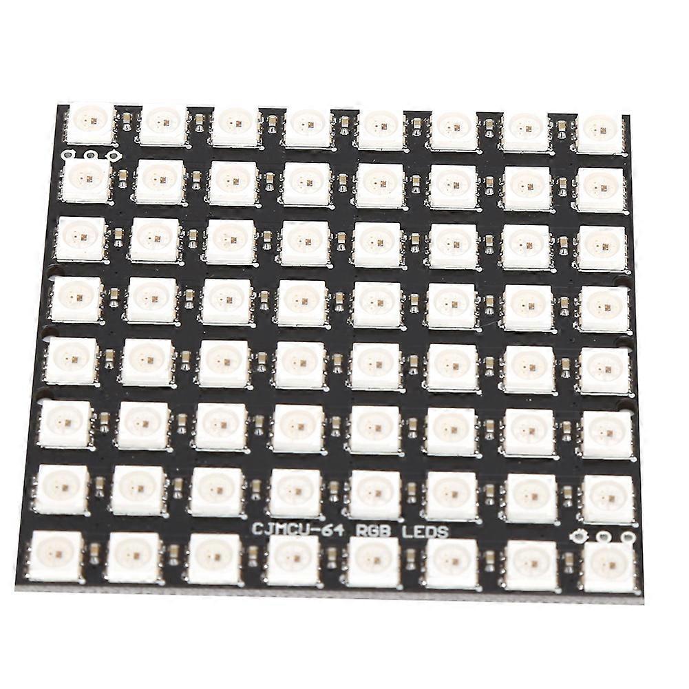 64Digit LED Development Board with Built In Full Color Driver WS2812 5050 RGB LED 5VDC