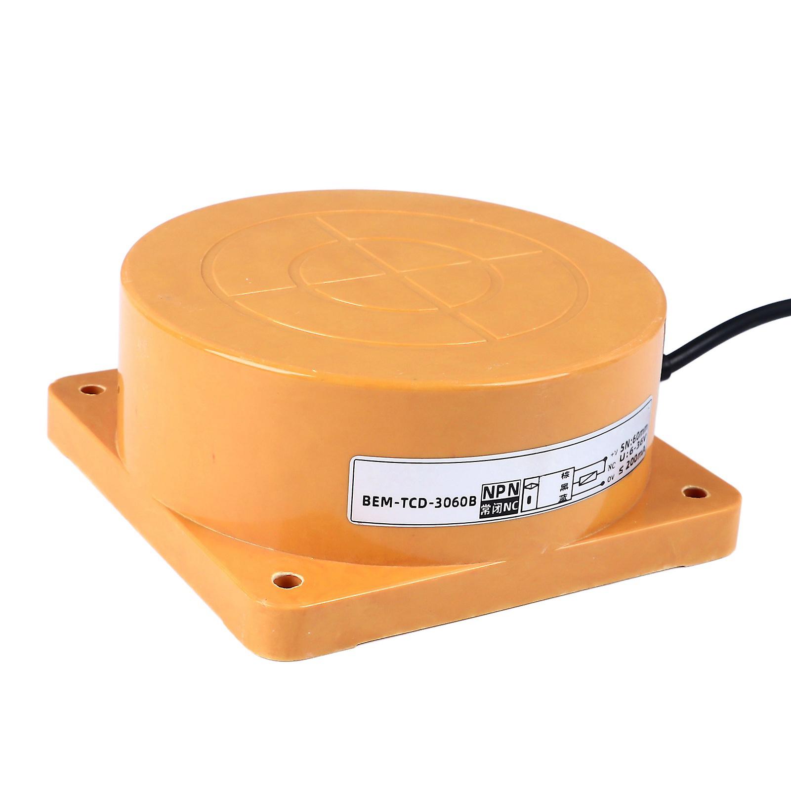 Inductive Proximity Switch 60mm Range NPN Output 3 Wire NC Approach Sensor 6‑36V DC 