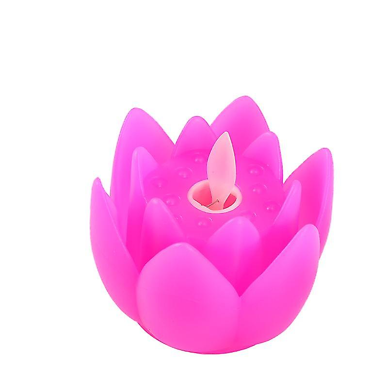 1pcs Realistic Lotus Led Candle